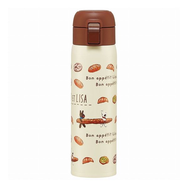 スケーター 保温保冷 ワンタッチ ステンレスボトル 水筒 480ml