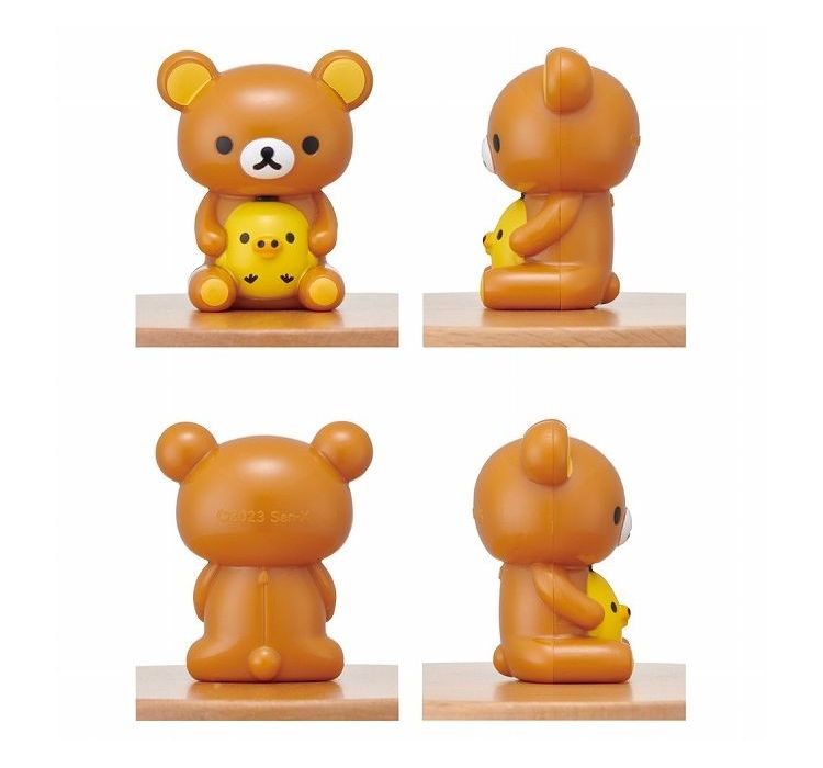 リラックマ 木箱2個セット キャラクターグッズ リラックマ マスコット付き キャニスター ホーロー 琺瑯 木 蓋 750ml