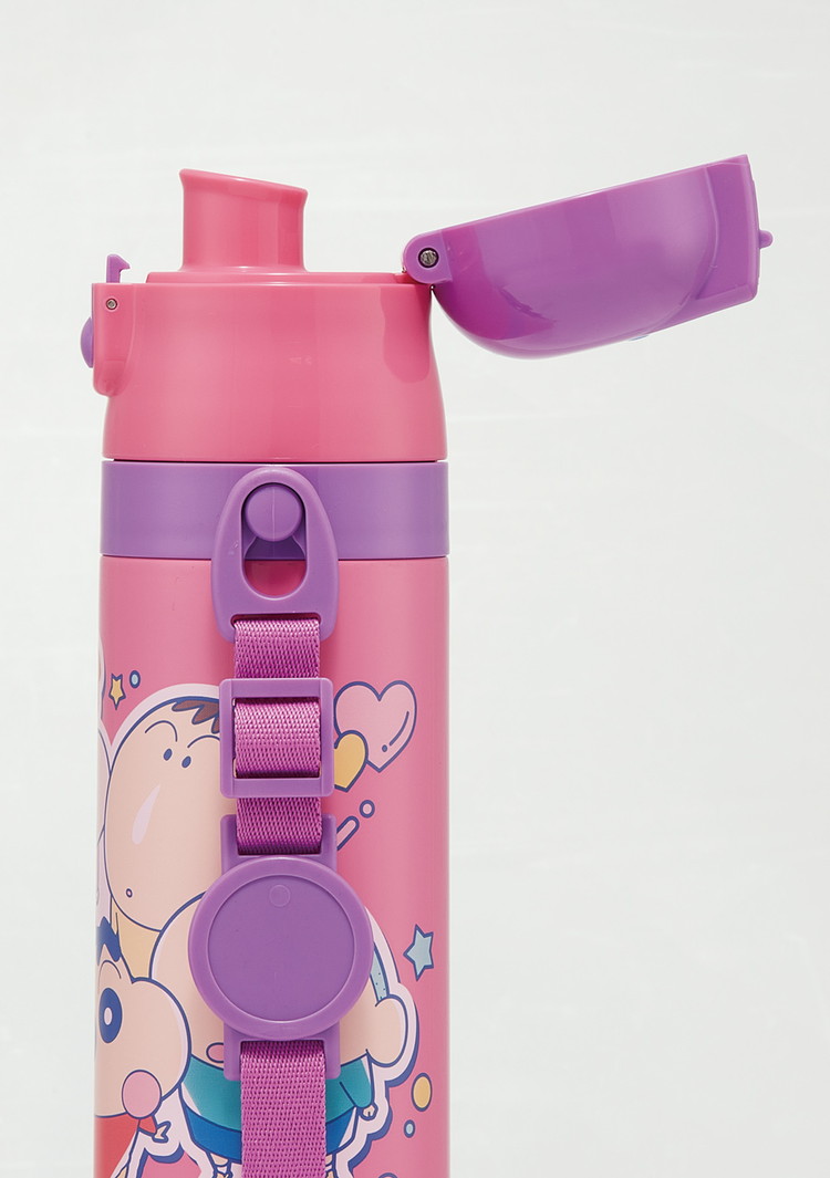 クレヨンしんちゃん25 水筒 キッズ 直飲み 470ml ステンレス