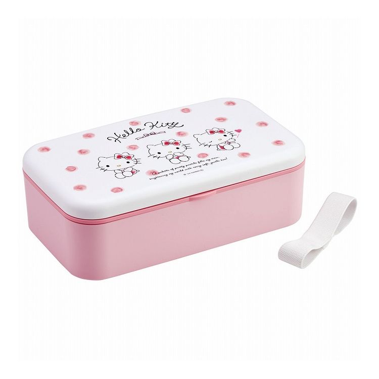 ハローキティ サンリオ sanrio 水彩コスメ カトラリー付き 弁当箱