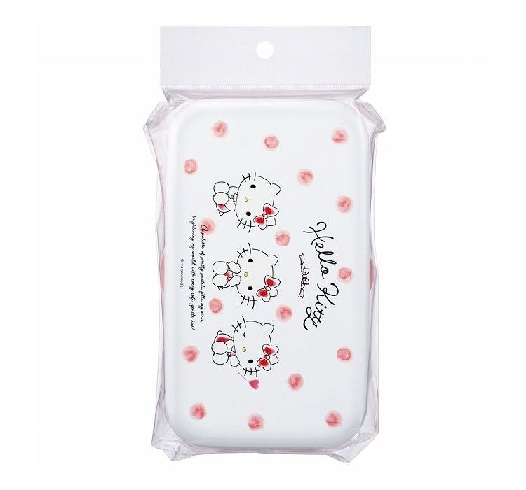 ハローキティ サンリオ sanrio 水彩コスメ カトラリー付き 弁当箱