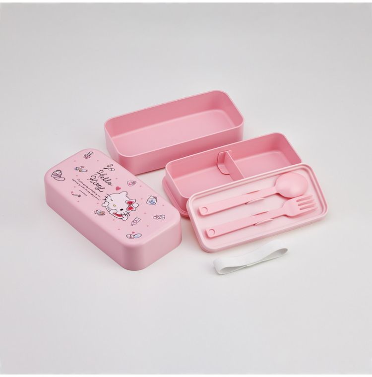 Sanrio サンリオ ハローキティ お弁当箱 水筒 …他セット ハローキティ サンリオ sanrio 水彩コスメ ランチボックス 1000ml 2段