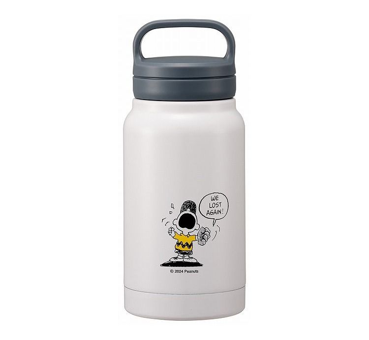 スヌーピー ベースボール スケーター 保冷保温 スクリューハンドル付き