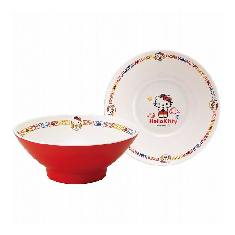 ハローキティ　サラダボウル　小鉢蓮華セット 新品未使用 サンリオ ハローキティ 美濃焼 サラダボウル 小僧寿し