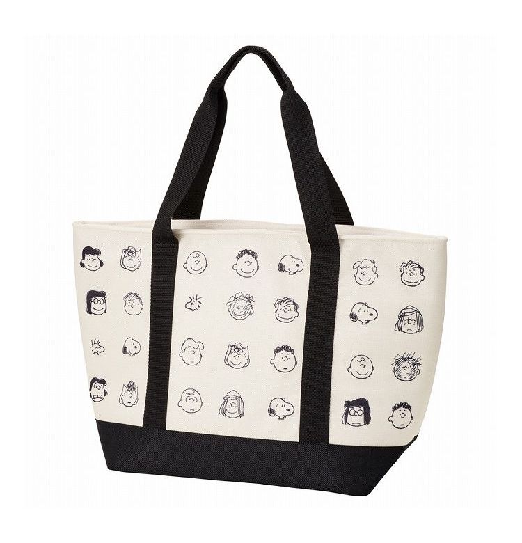 スヌーピー グッドネス75周年アニバーサリー 麻風 保冷 トートバッグ
