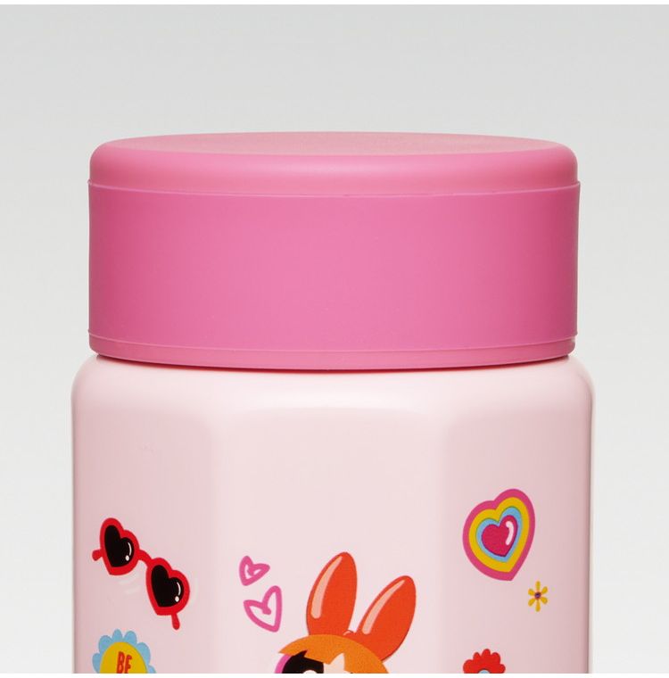 パワーパフガールズ 八角形 ステンレス マグ ボトル 水筒 350 ml 直