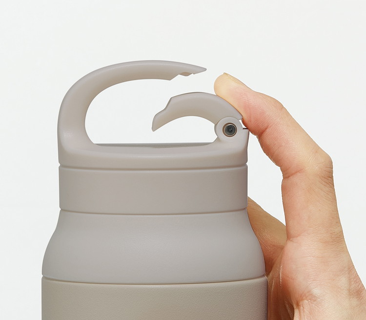 ディズニー disney ミッキー シンプルロゴ 水筒 600ml カラビナ