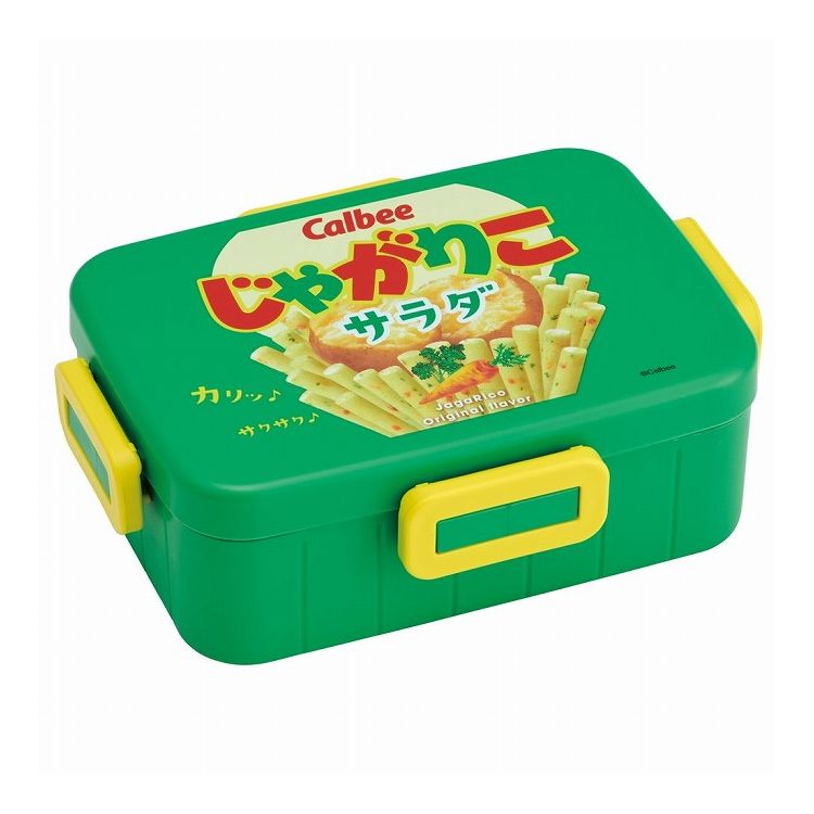 お菓子 デザイン カルビー calbee じゃがりこ サラダ 4点ロック 弁当箱