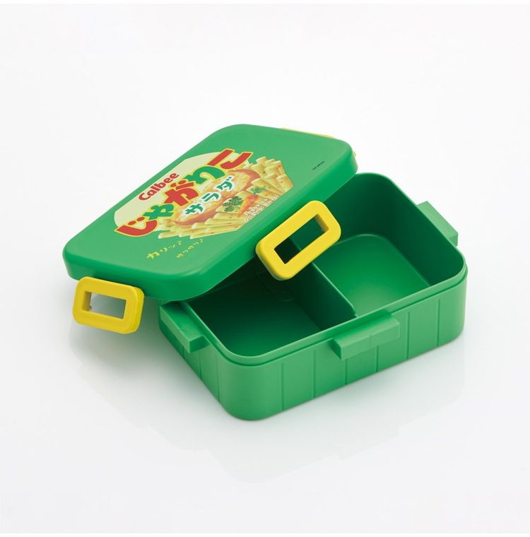 お菓子 デザイン カルビー calbee じゃがりこ サラダ 4点ロック 弁当箱