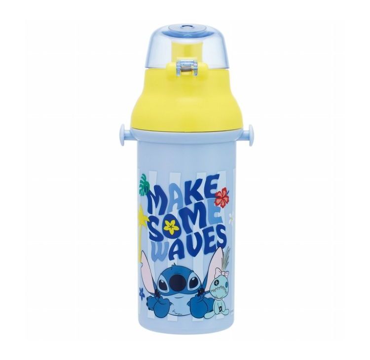 ディズニー Disney スティッチ 水筒 ボトル キッズ ワンタッチ