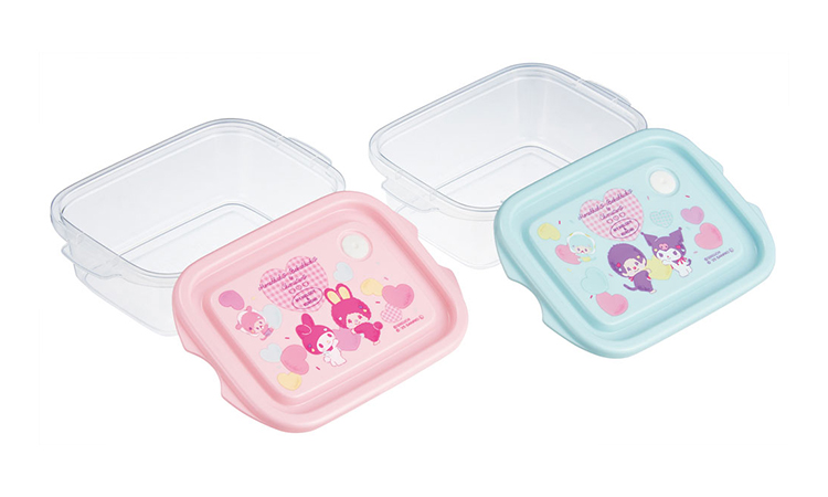 日本製 モンチッチ × サンリオ マイメロディ クロミ 保存容器 弁当箱