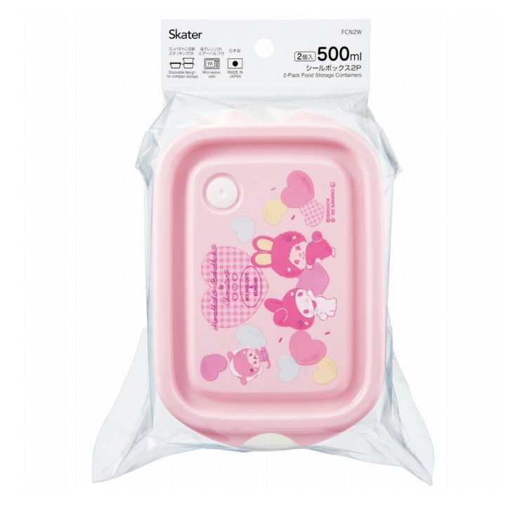 日本製 モンチッチ × サンリオ マイメロディ クロミ 保存容器 弁当箱