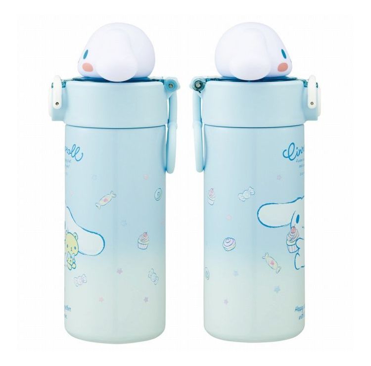 シナモロール サンリオ ストロー水筒 700ml 海外限定 サンリオ シナモロール 水筒 キャラクター マスコット ストロー ステン