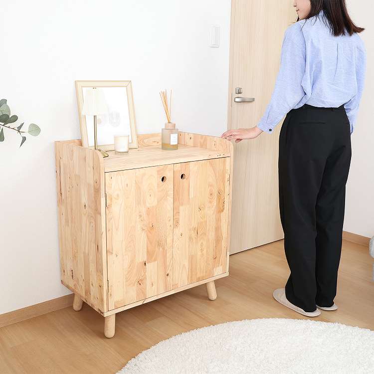 NS 壁面収納ユニット ボトムキャビネット 収納ラック 扉付き サイド