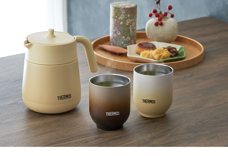 THERMOS サーモス 真空断熱カップ JDT-300 ブラウン 食洗機対応