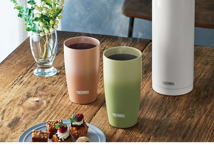 THERMOS サーモス 真空断熱タンブラー JDM-421 ローズベージュ 食洗機