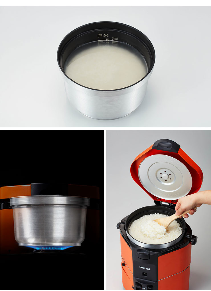 イワタニ ガスボンベでご飯が炊ける カセットガス炊飯器 HAN-go イワタニ ガスボンベでご飯が炊ける カセットガス炊飯器 HAN-go