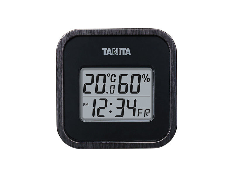 TANITA タニタ デジタル温湿度計 ブラックTT-571-BK 温度 湿度 温度計