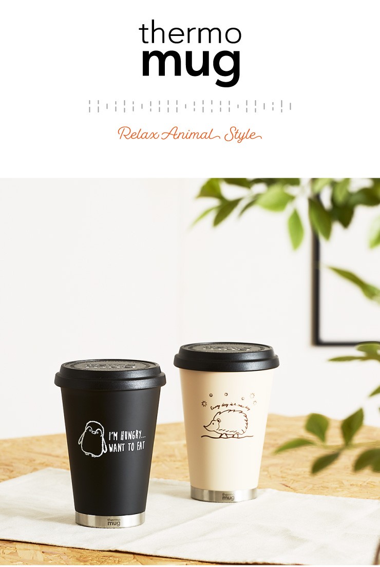 タンブラー 持ち運び 限定デザイン ペンギン ハリネズミ 300ml 保冷 保温 ステンレス オフィス サーモマグ アニマル モバイルタンブラーミニ リコメン堂 通販 Paypayモール