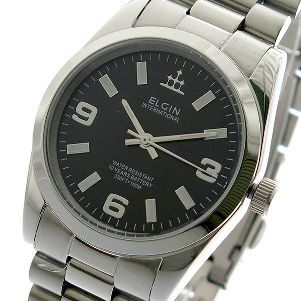 高品質得価 エルジン ELGIN 腕時計 時計 メンズ FK1421S-B 10YEARS クォーツ ブラック シルバー リコメン堂 - 通販 - PayPayモール 新作大人気