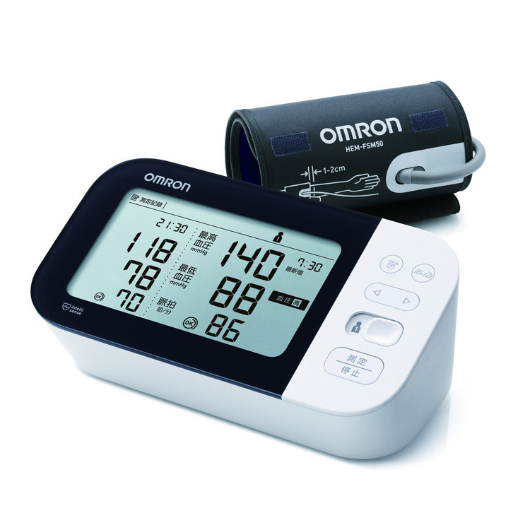 オムロン OMRON 日本製 上腕式血圧計 HCR-7602T 血圧 測定器 代引不可