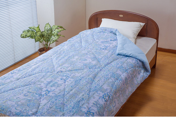 抗菌防臭 完全日本製 丸洗い対応 肌布団 2枚セット 清潔 安心 日本製 肌掛け布団 2色組 140×190cm 抗菌 防臭 防ダニ 洗える ピンク ブルー