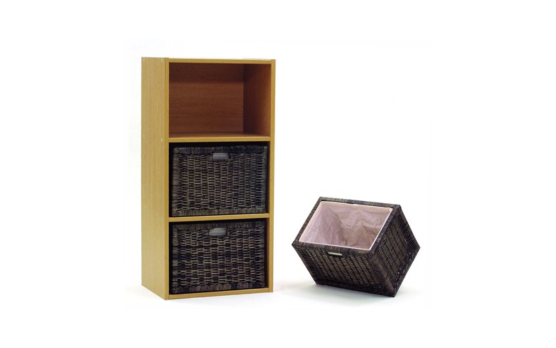 ラタン バスケット3個組 3個セット 籐家具 バスケット かご カゴ 籐