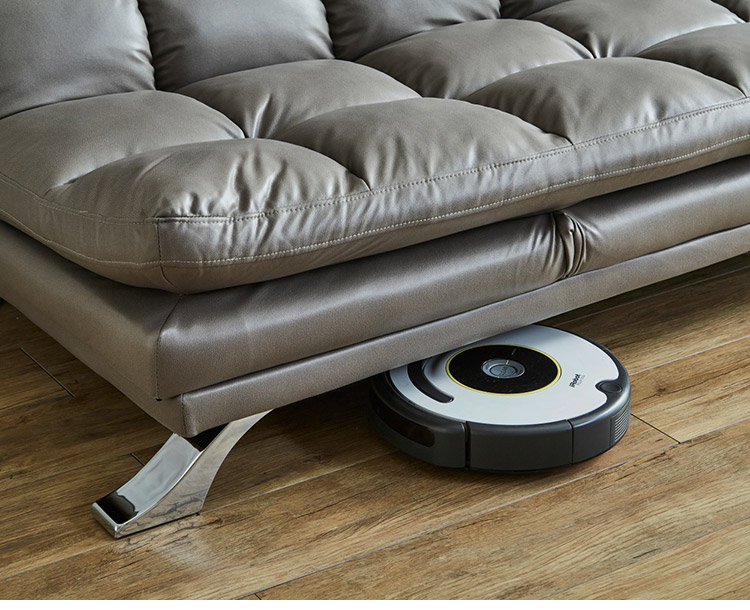 3WAYソファベッド ファブリックレザー リクライニング3段階 クッション