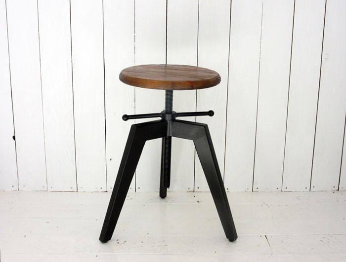 MOSH モッシュ クランク スツール アイアン ビンテージ加工 什器