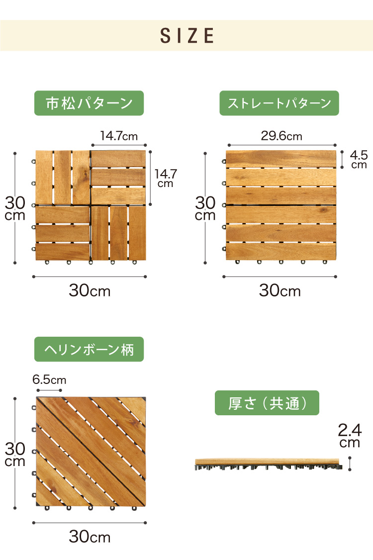 ウッドパネル 10枚セット ガーデンパネル ウッドデッキ パネル 30cm×30cm 天然木 ジョイント ウッドタイル ガーデニング ベランダ  バルコニー DIY 代引不可 : gv-mpc-gdp30-10 : リコメン堂 - 通販 - Yahoo!ショッピング