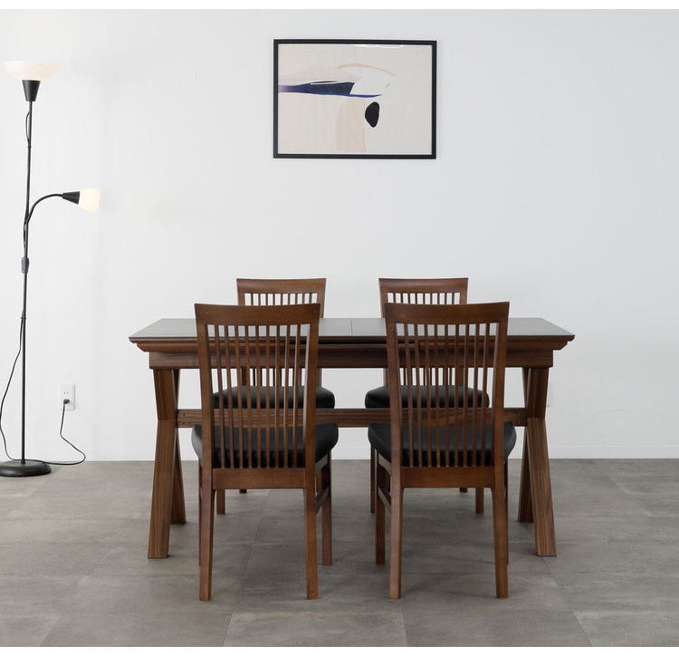 伸縮式 ダイニングテーブル 幅90-140㎝ カンディハウス