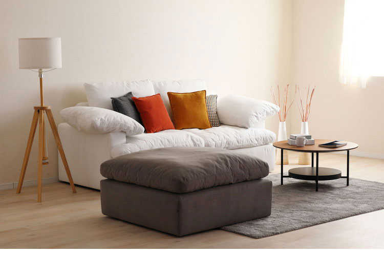 UKIGUMO スツール カウチソファ ソファ オットマン 2人掛け 3人掛け