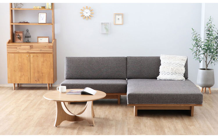 メディチ センターテーブル 幅80cm 円形 ローテーブル モダン 丸型