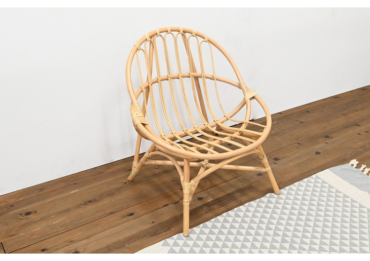 ラタンチェア 椅子 木製 おしゃれ 北欧 韓国インテリア 高級感 籐