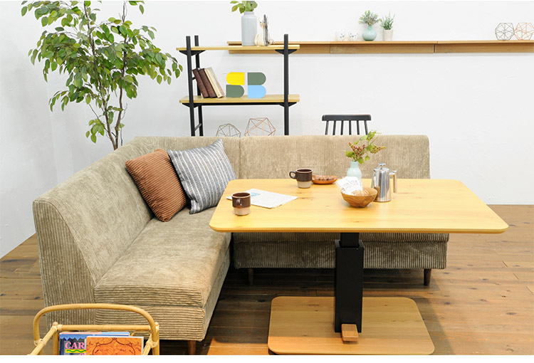 こたつテーブル 昇降式 幅120cm 突板 高級感 高さ調節可能 天然木 ダイニングテーブル リビングテーブル センターテーブル スチール ガス昇降 おしゃれ インテリア 北欧 リビング ダイニング(代引不可)【送料無料】 昇降式テーブル 幅120cm 突板 高級感 高さ調節可能 天然木 ダイニング