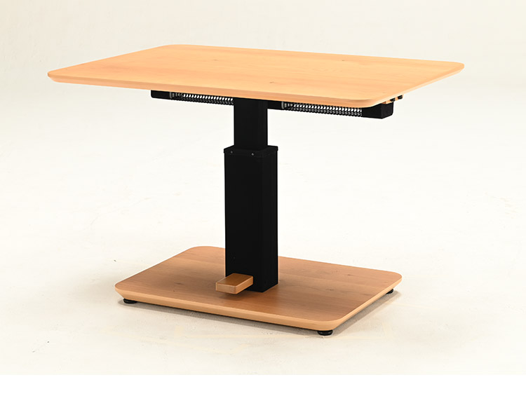 こたつテーブル 昇降式 幅105cm 突板 高級感 高さ調節可能 天然木