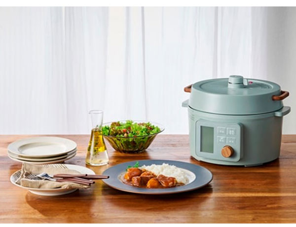 電気圧力鍋 3L ヘルシー アイリスオーヤマ 液晶タイプ KPC-MA3-G