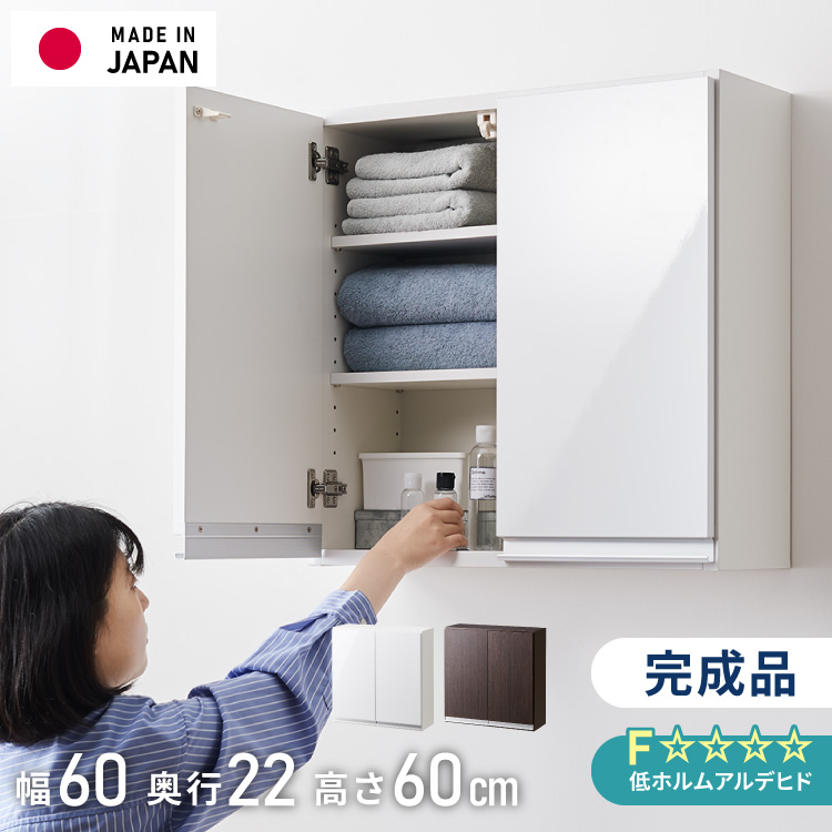 選べる吊戸棚豊富なサイズ 壁面収納 吊戸棚 縦型 幅60 奥行30 完成品