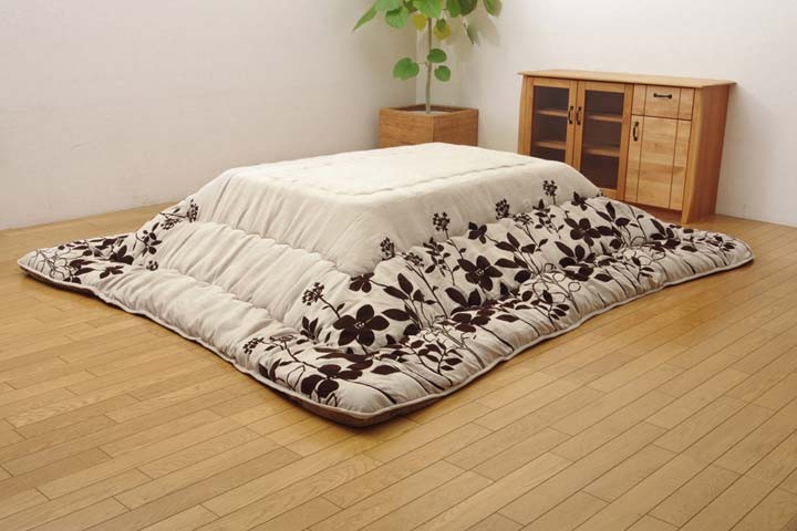 こたつ布団 厚掛け布団 正方形 カジュアル シエナ 掛け ベージュ 205