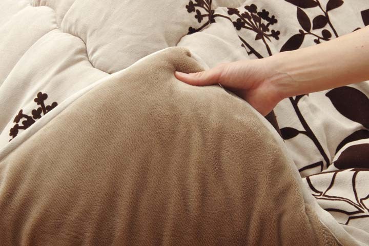 こたつ布団 厚掛け布団 正方形 カジュアル シエナ 掛け ベージュ 205