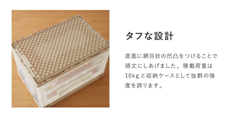 ニトリ　ネット限定販売　プラスチック　収納ボックス　折りたたみ　コンテナ ニトリ ネット限定販売 プラスチック 収納ボックス 折りたたみ