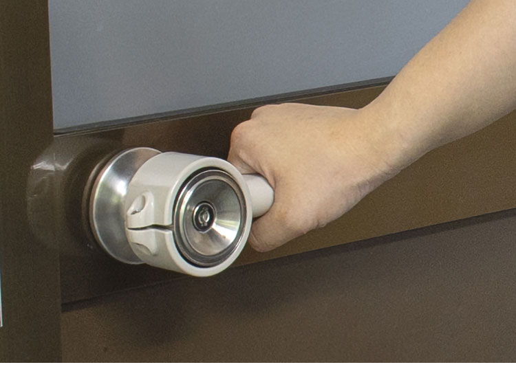 丸ノブドアをレバー式に変換 ドアレバー ドアノブ 直径 48~53 すべり