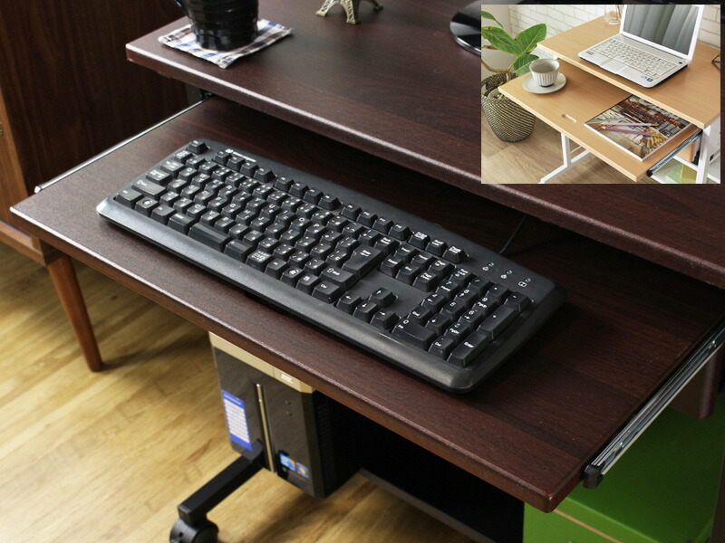 パソコンデスク 引出し付きPCデスク IWP-65 ワイド75cm幅 代引不可