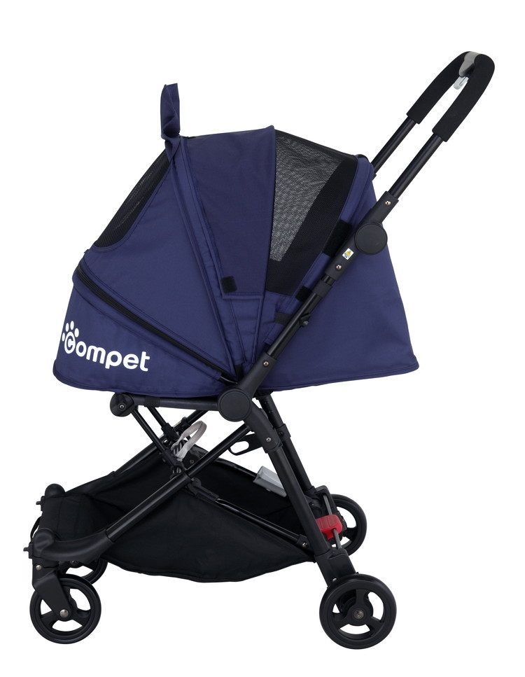 コムペット ペットカート リコ コンパクト ネイビー 折りたたみ 軽量
