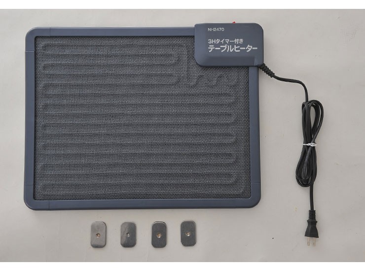 KREO テーブルヒーター タイマー付き KH-1800 デスクヒーター 足元