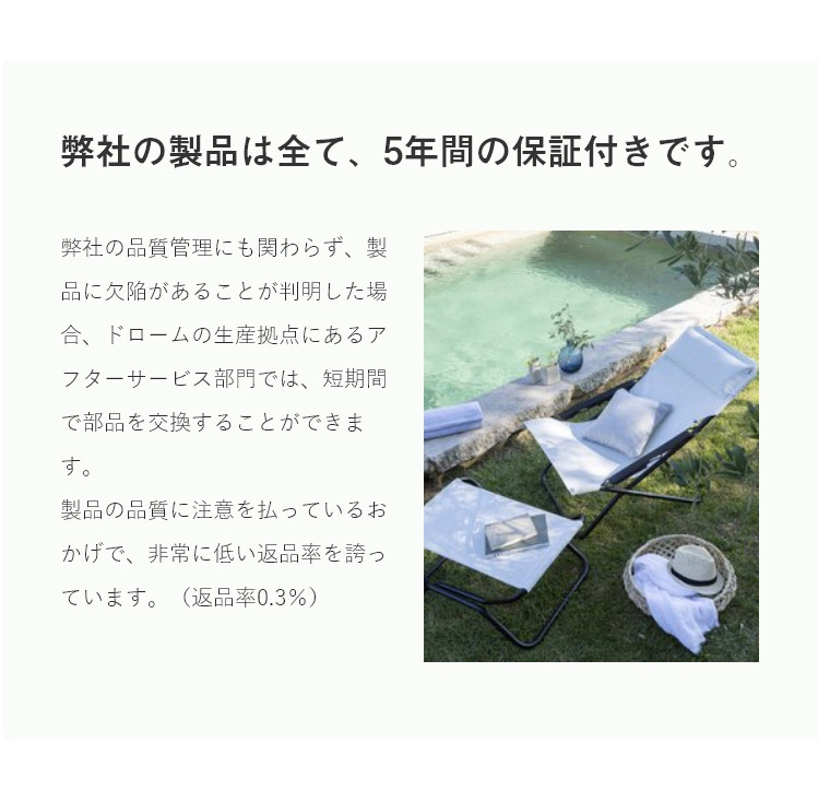 正規販売店 5年保証 Lafuma ラフマ リクライニングチェア FUTURA