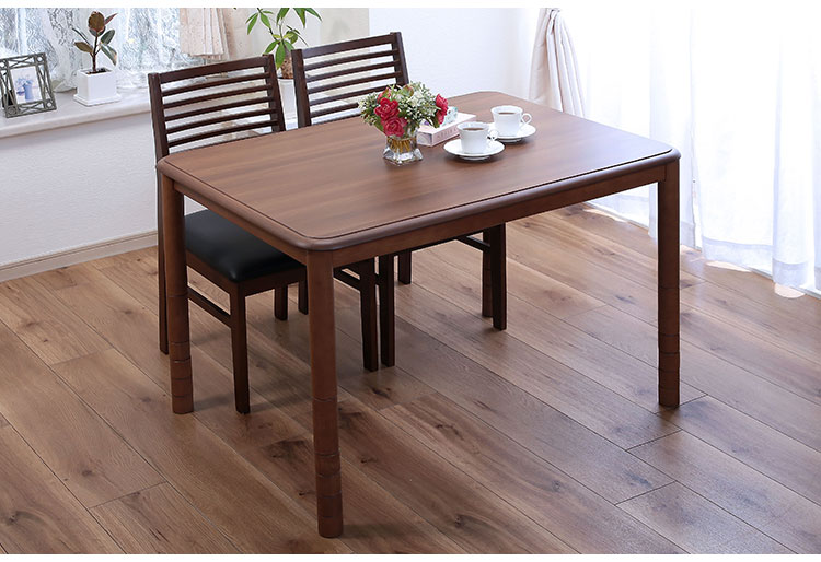 高さ6段階こたつ 105×75cm 高さ調節 こたつテーブル センターテーブル ダイニングテーブル こたつ 机 デスク リビングデスク ソファテーブル 炬燵 コタツ(代引不可)【送料無料】 高さ6段階こたつ 105×75cm 高さ調節 こたつテーブル センターテーブル