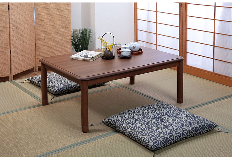 高さ6段階こたつ 120×80cm 高さ調節 こたつテーブル センターテーブル