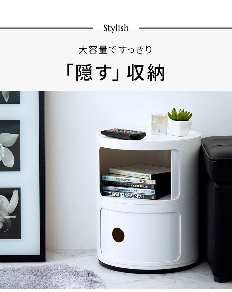 コンポニビリ 2段 リプロダクト デザイナーズ家具 収納 ボックス チェスト 収納ボックス コーナーラック 収納 チェスト 送料無料 :  k3-sb1001 : リコメン堂 - 通販 - Yahoo!ショッピング