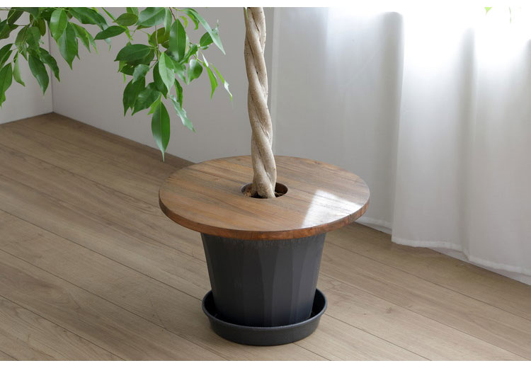 プランツテーブル 直径45cm Jardin Plants Table ミニテーブル 天然木